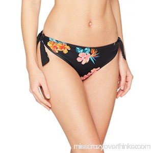 Lepel Tropical Side Tie Bikini Bottom Multicoloured Black Print Bpr B079CKDSVN